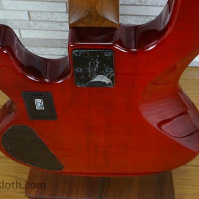 Sterling StingRay Ray34HHSM - Blood Orange Burst image 12