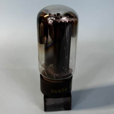 1960 Philco 5U4GB Vintage Baldwin Black plate Side Getter Rectifier Tube! T368 image 3