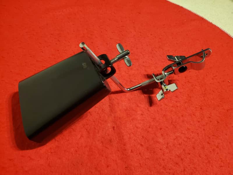 Vintage Cowbell & Mount Ensemble Complete- Ultra Clean A+ image 1