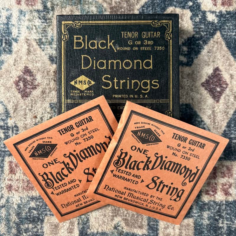 1930s Tenor Guitar G or 3RD Wound On Steel 7350 Vintage Guitars Strings! image 1