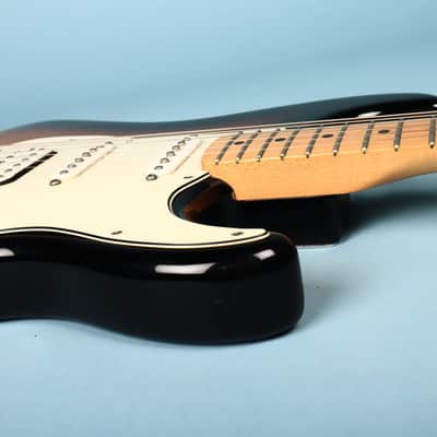 2013 Fender Stratocaster MIM Maple Sunburst Guitar HSS image 13