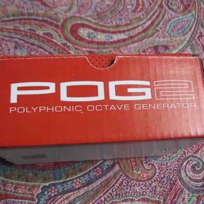 very lightly handled Electro-Harmonix EMPTY CARDBOARD BOX and original Owner's Manual + Warranty / Registration paperwork ONLY for POG2 Polyphonic Octave Generator (NO pedal / NO adapter) 2014 (can be home for different year POG2 pedal) image 9