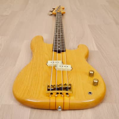 1970s Fernandes BO-50 Vintage Neck Through P Bass Natural Stone
