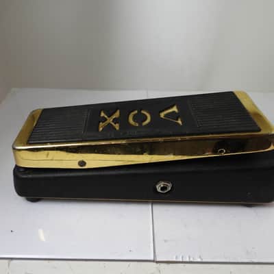 Rare Vox V847 Wah Limited Edition Gold Plated Effects Pedal Free USA Shipping image 2