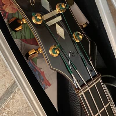 Höfner 5000/1 Deluxe Violin Bass (1994, Rare, Vintage), Blonde + Gold-Hardware + Case image 4