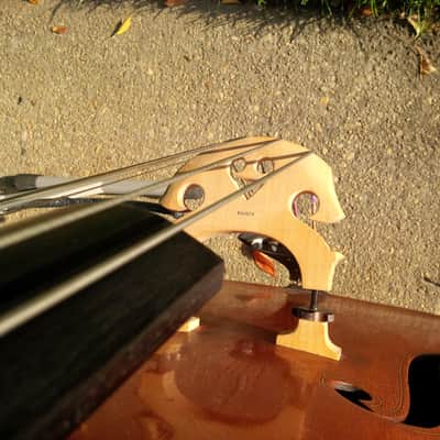 Kay 5 String-3/4 Upright Bass, Bass Fiddle, Double  Bass-Shop Setup-w/Ultralite Case and Bow image 7
