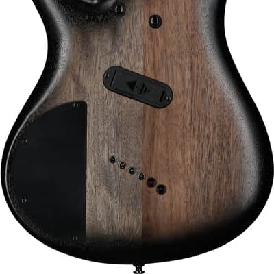Ibanez SRC6MS Bass Workshop Electric Bass, 6-String, Crossover Black image 7