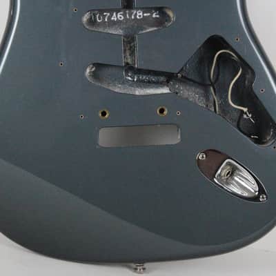 2009 Vintage Fender Custom Shop Stratocaster Custom Classic Charcoal Frost Metallic Alder Body w/COA USA Strat image 5