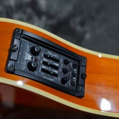 Alvarez FD60 Acoustic Electric Cutaway Dreadnought Amber Gloss Full Setup with Full Working EQ and FAST Shipping image 6
