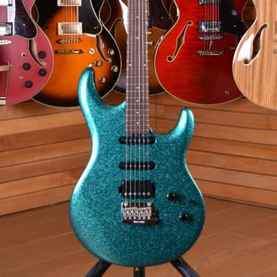 Music Man Luke III HSS Rosewood Fingerboard Ocean Sparkle image 1