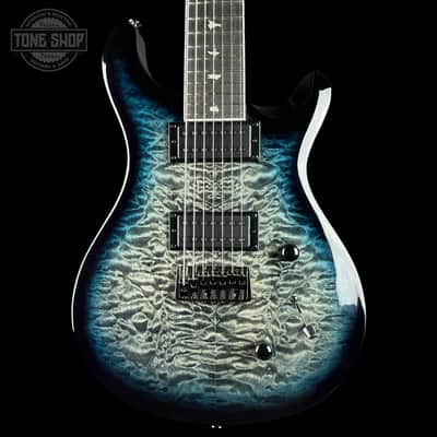 Used PRS SE Mark Holcomb SVN 7-String Blueburst w/bag TSU25983