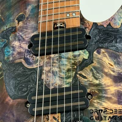 Legator Ghost X7F Multiscale Headless 7-String Electric Guitar w/ Bag - Coral image 6