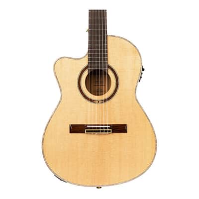 Ortega Guitars Performer Series LH Thinline A/E Nylon String Guitar - Open Box image 1