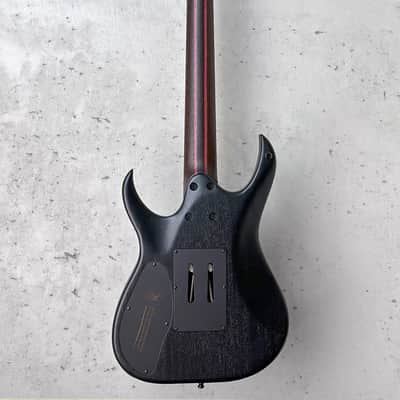 Mayones Duvell Elite Pro 7 Trans Jean Black 3 Tone Burst Satin image 6