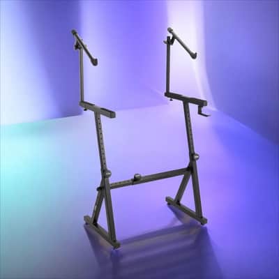 On-Stage KS1365 Z-Style Keyboard Stand With Second Tier image 1