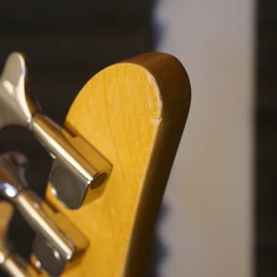Epiphone by Gibson Vintage Accu-Bass Lefty Black Electric Bass image 5
