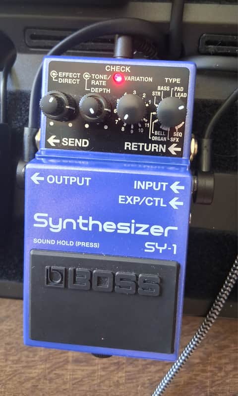 Boss SY-1 Synthesizer 2019 - Present - Blue image 1