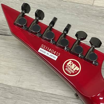 ESP Horizon FR-II Trans-Red Quilted Maple Top image 4