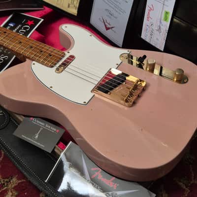 Fender Custom Shop '63 Tele Roasted 3A Flame MN Relic 2025 - Dirty Shell Pink ☆VIDEO☆ image 5