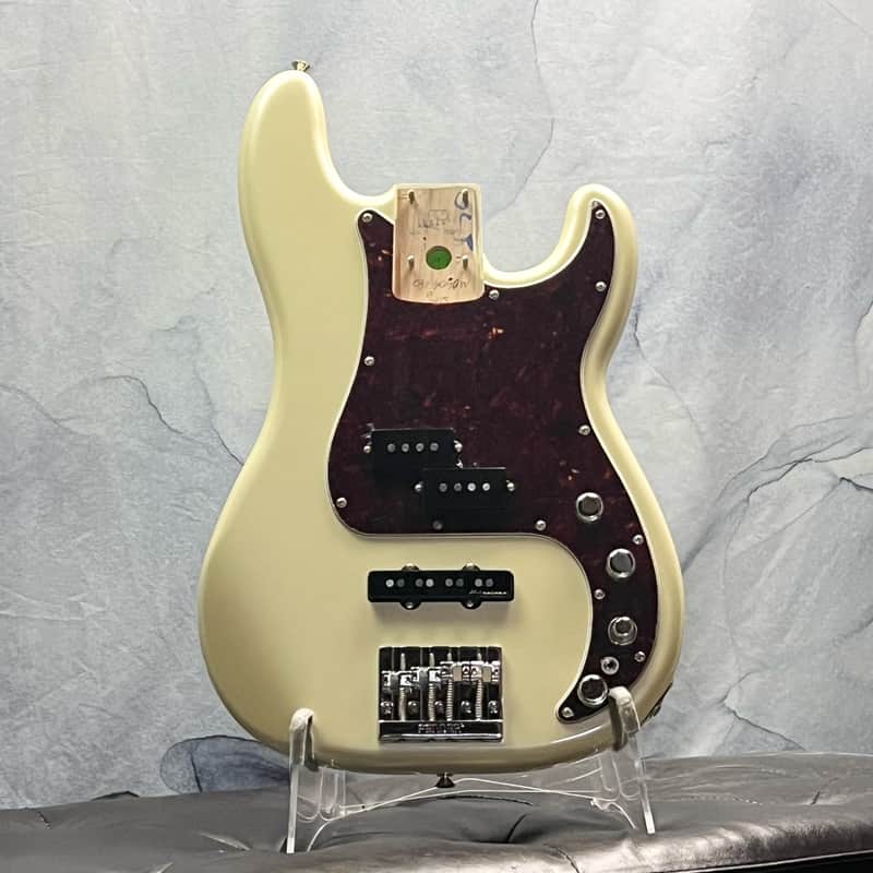 Fender Player Plus Loaded Active PJ Precision Jazz Bass Body Olympic Pearl image 1