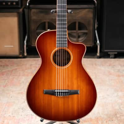 Taylor Custom Grand Concert Nylon #12941 Sinker Redwood/Figured Ironbark Acoustic/Electric Guitar with Hardshell Case image 3