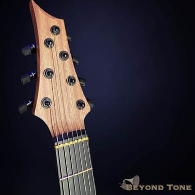 One-Off Hufschmid Tantalum 7 String | HufGlow Hexa Top / Bartolini image 3
