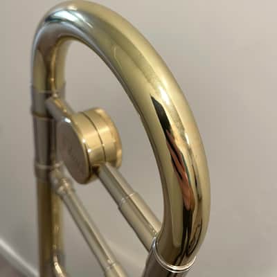 S.E. Shires Custom Series Medium Bore Trombone 2017 - Yellow Brass/Gold Brass image 5
