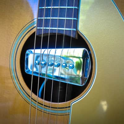 1969/1970 Fender Palomino "Johnny Cash" Broomstick w/ Ultra Rare Factory Soundhole Pickup image 3