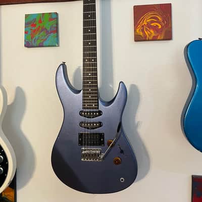 Yamaha RGX112 Super Strat Taiwan - 1988 - Light Blue Metallic w/ Gig Bag image 1