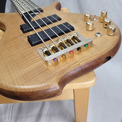 Tune TWB-5T FM 2005 5-String Electric Bass Natural Bartolini etc image 12