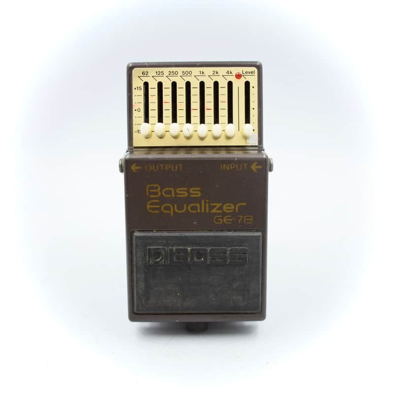 BOSS GE-7 Equalizer 黒ラベル ACA TAIWAN製 Boss GE-7B Bass Equalizer Made in Taiwan Black Label ACA Guitar