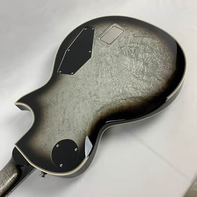 ESP Eclipse Custom Silver Liquid Metal Burst LEFT HANDED Electric Guitar LH + Hard Case MIJ - NEW - IN STOCK image 17