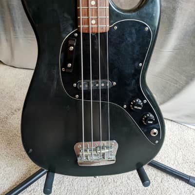 Fender Musicmaster Bass - 1978 - black image 3