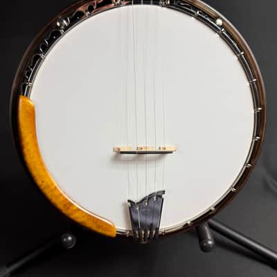 OME Vintage Ikon 5-String Bluegrass Banjo Natural Satin Finish w/ Hardshell Case image 2
