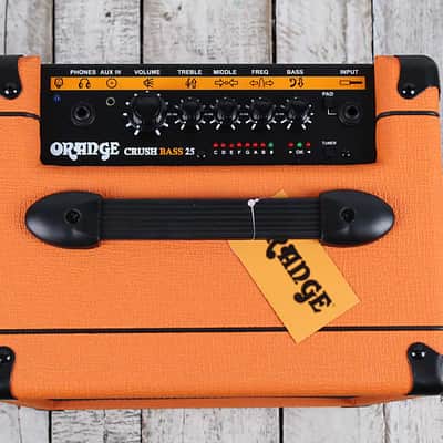 Orange CRUSH BASS 25 Electric Bass Guitar Amplifier 25 Watt 1 x 8 Combo Amp image 3