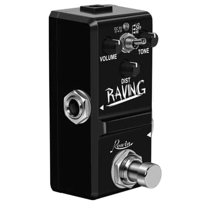 Rowin RAVING Heavy Metal Distortion Effect Nano Pedal True Bypass, FREE PICKS + HOLDER+ FREE SHIP USA image 9