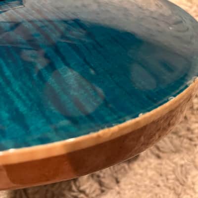 PRS 513 - Solid Brazilian Rosewood Neck - 2006 Blue Matteo image 16