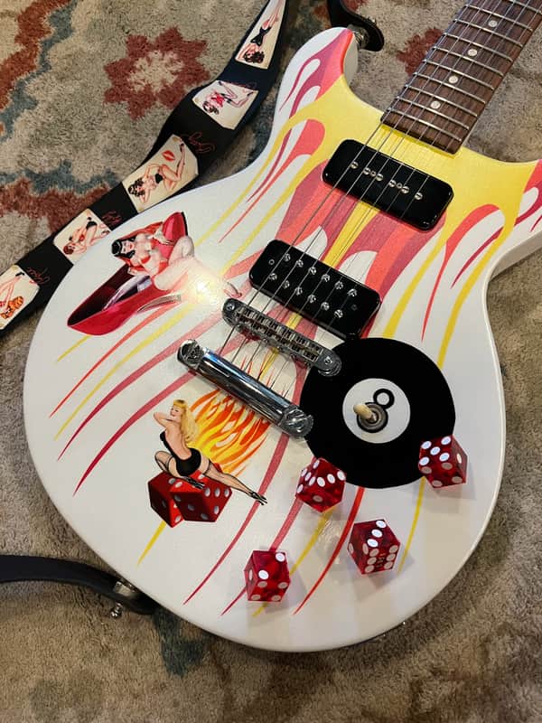 Gibson Les Paul Double Cutaway 2006. Custom finish and upgrades
