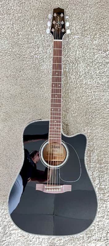 Takamine EF341DX 6 String Dreadnought Electric Acoustic Guitar with Case - MIJ image 1