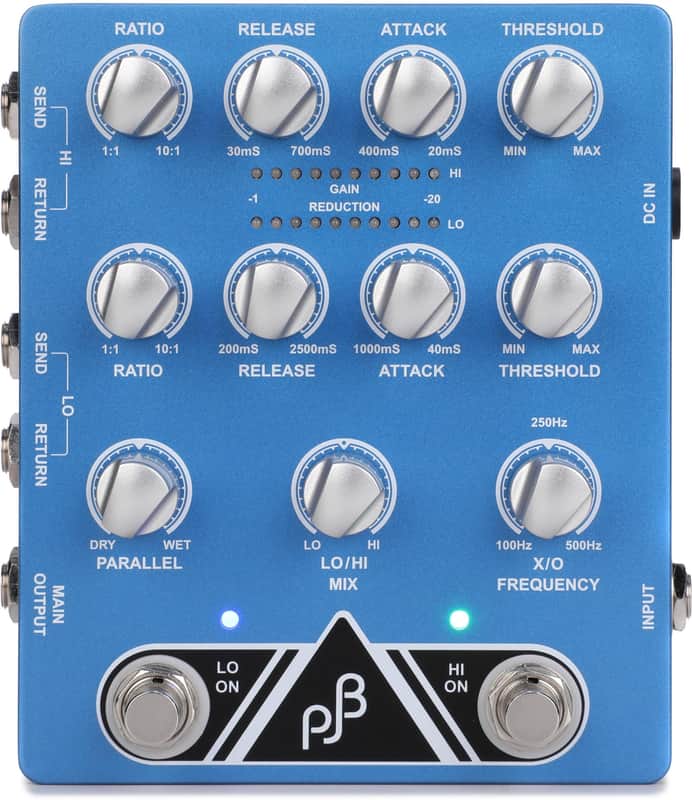 Phil Jones Bass X2C Multifunctional Dual-band Compressor Pedal image 1