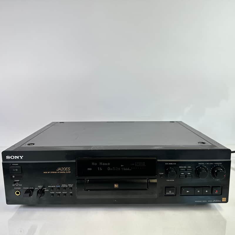 Sony JA20ES High-End Minidisc Player/Recorder image 1