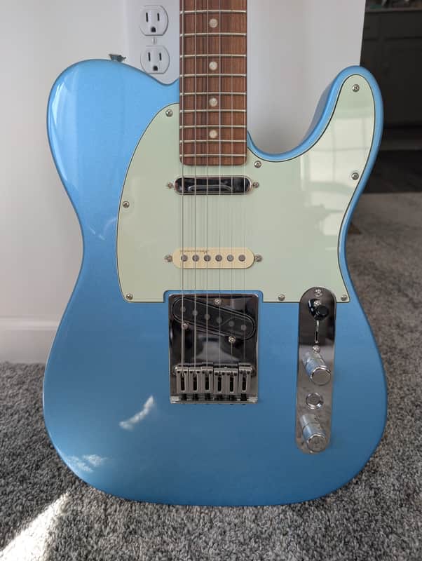Fender Player Plus Nashville Telecaster with Pau Ferro Fretboard 2021 - Present - Opal Spark - Greg Koch Fishman Pickups Installed image 1