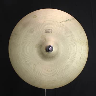 Vintage Zildjian 18" 1970's Hollow Logo A Medium Crash - 1654g (video demo) image 1