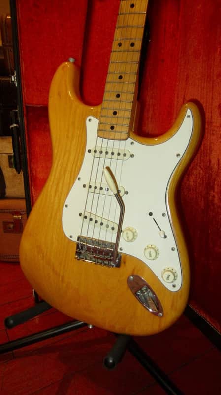 1974 Fender Stratocaster Natural image 1