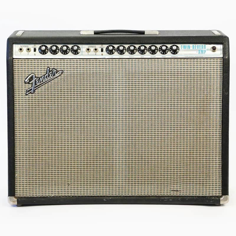 Fender Twin Reverb 2-Channel 100-Watt 2x12" Guitar Combo 1970 - 1971 image 1