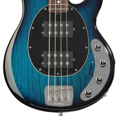 Ernie Ball Music Man StingRay Special 4 HH Bass Guitar - Pacific Blue Burst with Rosewood Fingerboard image 3