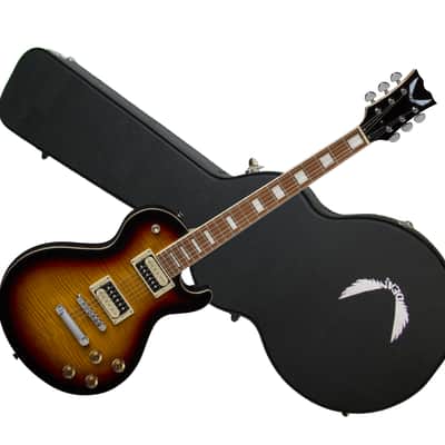 DEAN Thoroughbred X Flame Maple electric GUITAR Three Tone Burst - TBX w/ Case image 1