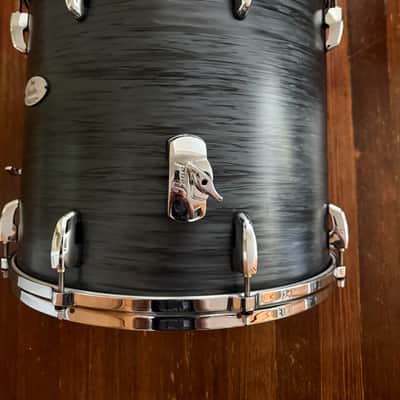 Pearl Masters Maple Gum Music City Custom 16x14 Floor tom 2021 - Matte Black Oyster #763 image 9