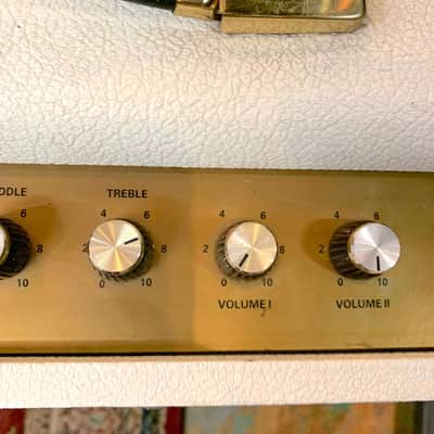 Marshall Limited Edition 35th Anniversary JTM 1962 Bluesbreaker 2-Channel 100-Watt 2x12" Guitar Combo 1997 - White Levant 100W Conversion image 7