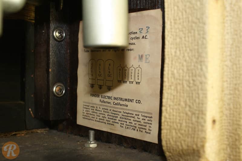 Fender Tremolux 6G9-B 30-Watt 2x10" Piggyback Guitar Amp 1960 - 1963 image 11